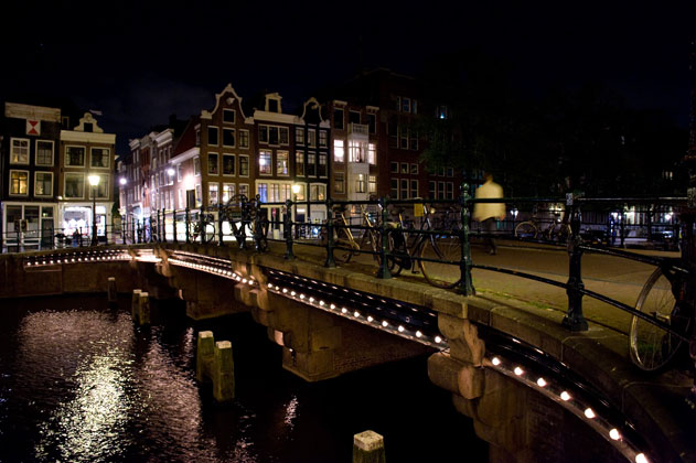 Ночная прогулка по Амстердаму