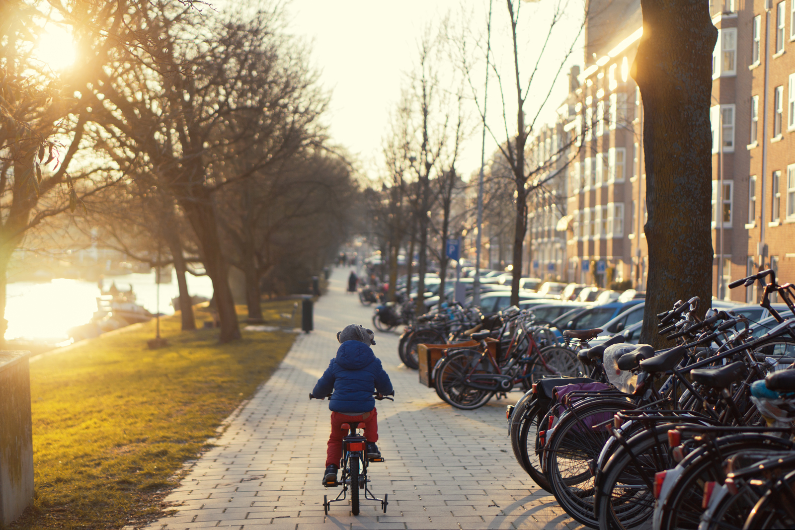 Амстердамский быт. Велосипедное