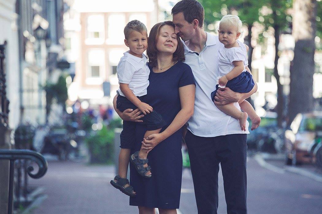 Наша семья в Амстердаме на фото Татьяны Третьяковой